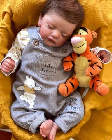 Anuk Open Eyes Baby Doll silicone reborn baby doll