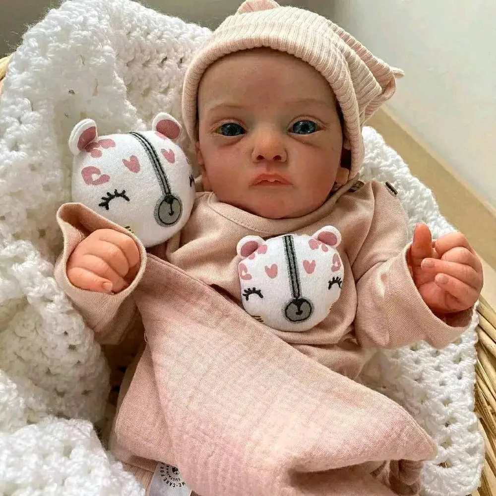 Liora Open Eyes Silicone Doll silicone reborn baby doll, photo 1 of 5